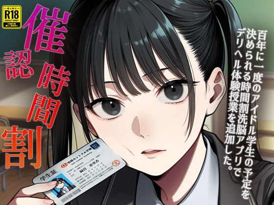d 525552pl - 催認時間割  〜百年に一度のアイドル学生の予定を決められる 時間割洗脳アプリでデリヘル体験授業を追加した〜【アイロク屋】