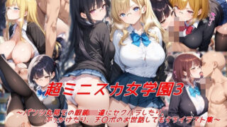 d 572692pl 320x180 - 超ミニスカ女学園3〜パンツ丸見えの眼鏡JK達にセクハラしたり、ぶっかけたり、チ〇ポのお世話してもらうイラスト集〜【私はいつでもここにいる】