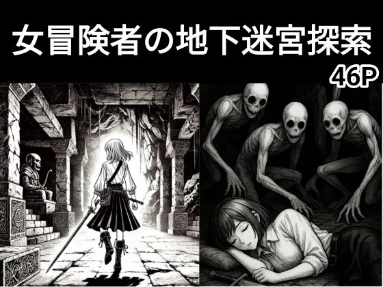 d 582936pl - 女冒険者の地下迷宮探索（ホラー、ダークファンタジー、ゴブリン、睡姦）【dia202503】