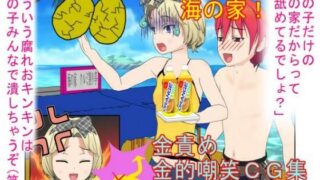 d 596702pl 320x180 - 『キ〇タマ破裂の海の家！』【金的・金的嘲笑】女だけの店と甘く見てセクハラしてくる男たちに待っているのは金責めお仕置き！  もちろんナンパ野郎にも玉潰し！【うさロボ屋】
