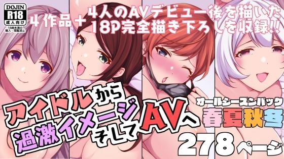 d 261714pl - アイドルから過激イメージそしてAVへ・春夏秋冬パック【とこわん】