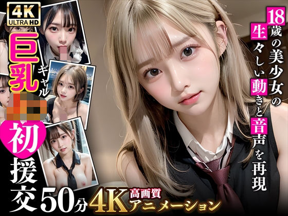 d 306375pl - 【4K高画質アニメ】巨乳ギャルJK初援交【究極のあいどる】