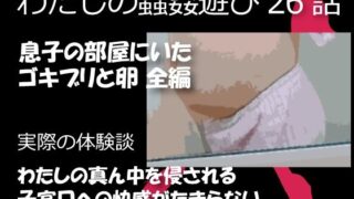 d 394632pl 320x180 - 私の蟲姦遊び 26話 妊娠中に息子の部屋にいたゴキブリと卵編【シングルママの日常】
