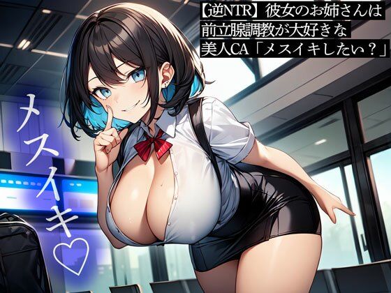 d 498790pl - 【逆NTR】彼女のお姉さんは前立腺調教が大好きな美人CA「メスイキしたい？」【またたび】