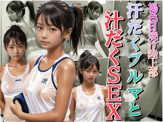 d 504096pl - 褐色日焼け陸上部 汗だくブルマと汁だくSEX【えーあい美少女研究所】