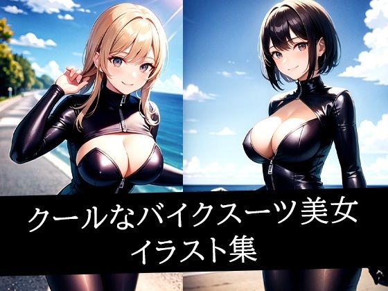 d 512057pl - クールなバイクスーツ美女イラスト集【のろのろ】
