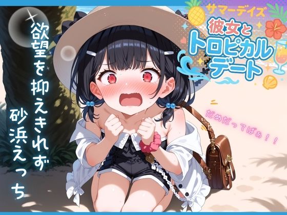 d 566121pl - 大好きな彼女とビーチバカンス 欲望を抑えきれず砂浜えっち【どっぷりちゃん】