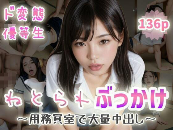 d 576296pl - 【ド変態優等生】ねとられぶっかけ〜用務員室で大量中出し〜【ぷよんぷよんスライム】