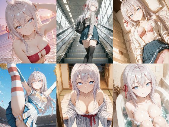 d 578582pl - 「時々ボソッとロシア語でデレる隣のアーリャさん」アリサ・ミハイロヴナ・九条セクシー写真集12（全500枚）【人の海】