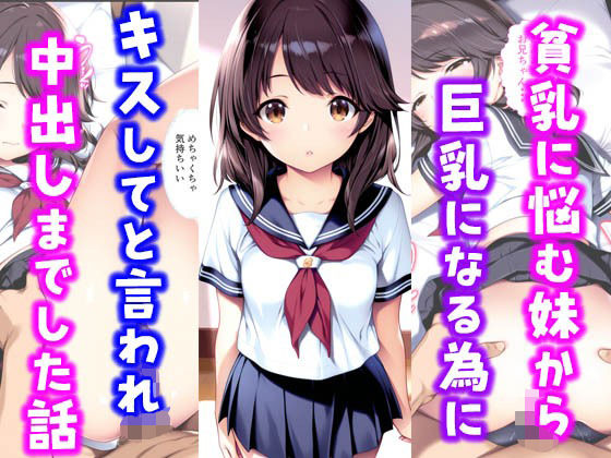 d 584026pl - 貧乳に悩む妹から巨乳になる為にキスしてと言われ中出しまでした話【種付け彦】