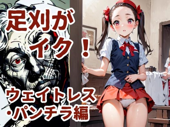 d 585607pl - 足刈がイク！  ウェイトレス・パンチラ編【コーンパン】