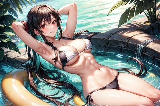 d 592763pl - 巨乳化したティファ【ラブリーパンチ（パロディ）】