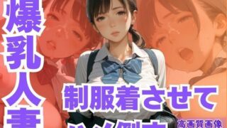 d 594653pl 320x180 - 隣の家の爆乳人妻に制服着させてハメ倒す【CP出版】