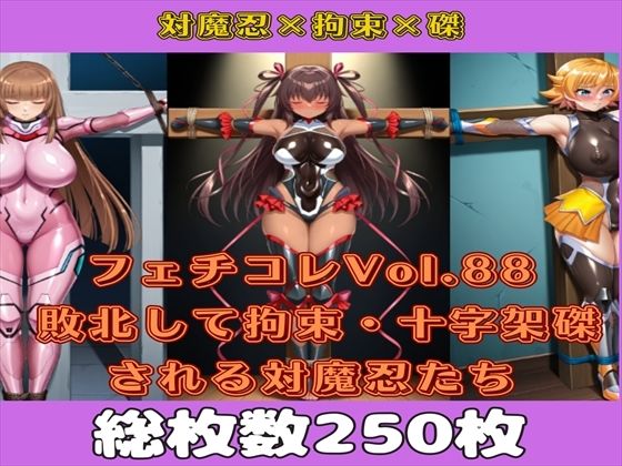 d 595921pl - フェチコレVol.88 敗北して捕らえられ、拘束・十字架磔される対魔忍たち2【枚数250枚】【満点星】