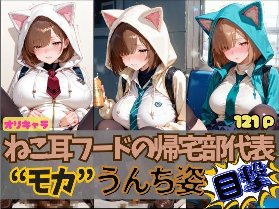 d 596451pl - ☆オリキャラ☆【121枚】ねこ耳フードの帰宅部代表’モカ’のおもらしCG集【スカトロ製作所】