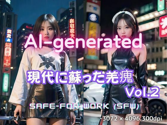 d 596985pl - 【AI実写】現代に蘇った羌瘣 ── 街角の剣士グラビア写真集 Vol.2【美伝プロジェクト】