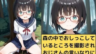 d 597626pl 320x180 - 森の中でおしっこしているところを撮影されてしまった眼鏡っ子の受難【AI factory】