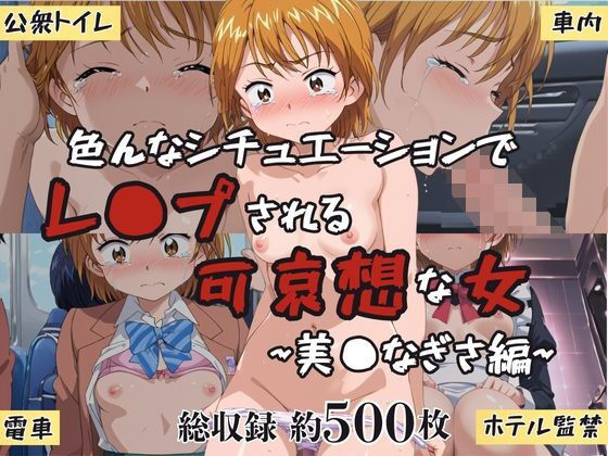 d 598984pl - 超絶不幸〜色んなシチュエーションでレ●プされる可哀想な女〜美●なぎさ編【HB鉛筆】