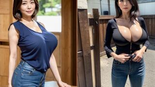 d 599646pl 320x180 - 巨乳熟女とジーンズ【amateur I】