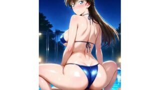 d 601600pl 320x180 - 毛〇蘭  ナイトプールで騎乗位【HKMアート】