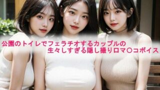 d 604124pl 320x180 - 公園のトイレでフェラチオするカップルの生々しすぎる隠し撮り口マ〇コボイス【背徳の恥辱放送部】
