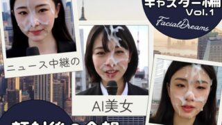 d 606093pl 320x180 - 顔射後の余韻 - ニュースキャスター編 Vol.1【FacialDreams】