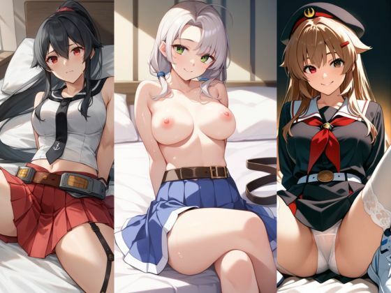 d 607240pl - 【艦〇れ】矢矧、衣笠、村雨のラブホえっちエロCG集【AI美少女研究会】