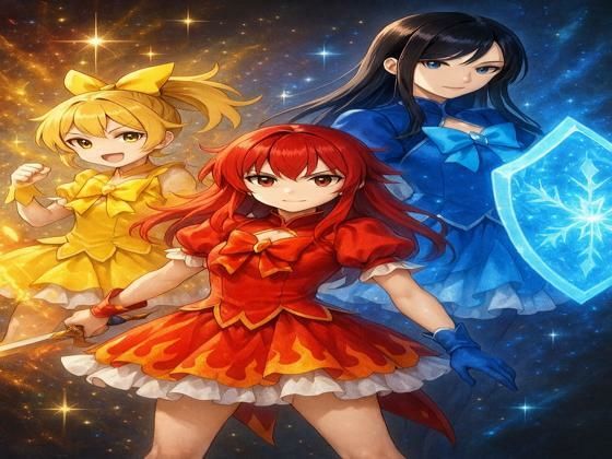 d 607819pl - 星奏姫トリニティ・レイ  堕ちる戦士たち【mmo】