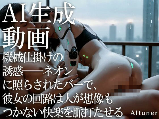 d 608206pl - 機械仕掛けの誘惑――ネオンに照らされたバーで、彼女の回路は人が想像もつかない快楽を脈打たせる【AItuner】