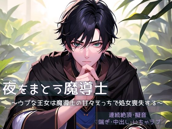 d 608528pl - 夜をまとう魔導士 〜ウブな王女は魔導士の甘々えっちで処女喪失する〜【桜結び】