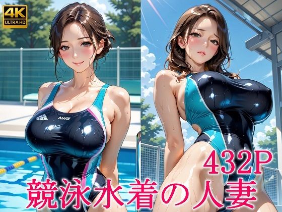 d 608568pl - 競泳水着の人妻【スタジオタヌキ】