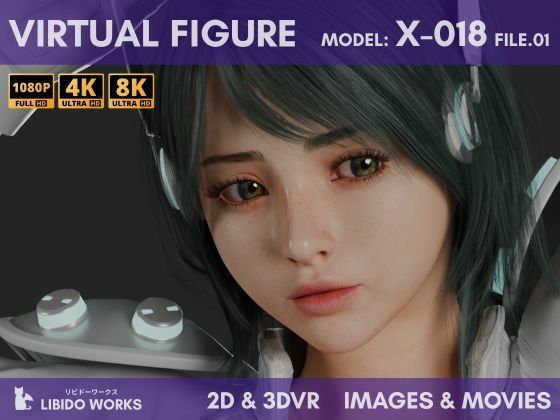 d 609268pl - 2D＋3DVR VIRTUAL FIGURE MODEL:X-018 FILE.01【LIBIDO WORKS】