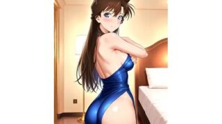d 609484pl 320x180 - 毛〇蘭  セクシースリットドレスとハイヒールで足コキとエッチ【HKMアート】