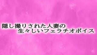 d 610185pl 320x180 - 隠し撮りされた人妻の生々しいフェラチオボイス【リアルボイスGirl】