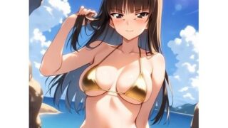 d 611618pl 320x180 - ガル〇ン  西〇しほ  金ビキニ【ベルナップ画廊】