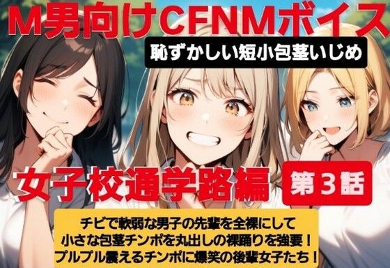 d 613188pl - M男向けCFNMボイス  恥ずかしい短小包茎いじめ  女子校通学路編【第3話】チビで軟弱な男子の先輩を全裸にして小さな包茎チンポを丸出しの裸踊りを強要！  プルプル震えるチンポに爆笑の後輩女子たち！【CFNM女学園】