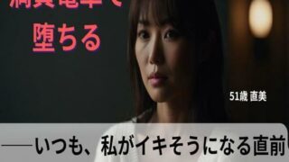 d 616358pl 320x180 - 【シニア恋愛】「満員電車で堕ちる」〜いつも、私がイキそうになる直前で、私の降りる駅に着く〜51歳 直美【官能朗読】【熟恋ノスタルジア】
