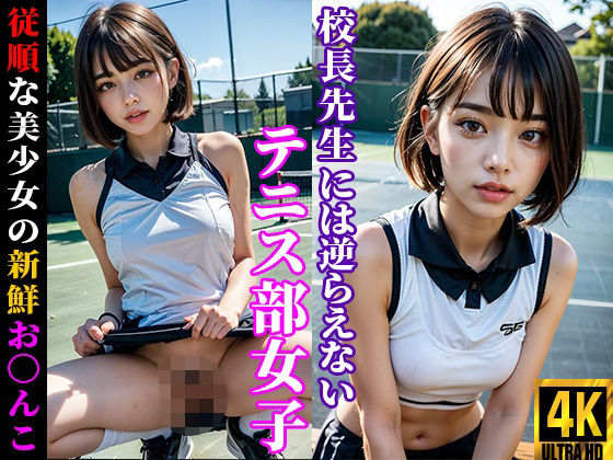 d 616921pl - 校長先生には逆らえないテニス部女子【AI beauty Lab.】
