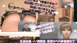 d 618481pl 320x180 - 【▲100●100】生徒会長 一ノ瀬廻里・県警からの事情聴取で、自らの盗撮被害動画の確認を強いられる:Vol.R002『電車内での痴●被害の猥談中にスカート内を盗撮される』【Libido-Labo】