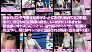 d 134754pl 320x180 - 彼女のパンチラ盗撮動画がネットに出回り始めて早3年超。未だに気付かず盗撮師の餌食になり続けている彼女は国宝級のオカズ（笑）コスプレ逆さ撮りやらグラビア動画の流出やら、果てはウンコまで盗撮される始末（総集編Vol.8）【Libido-Labo】