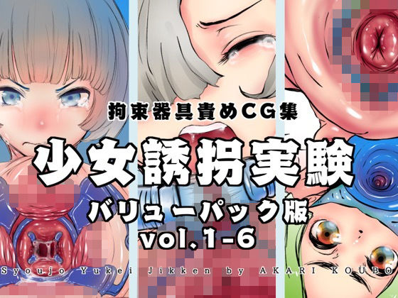 d 202252pl - 【バリューパック版】少女誘拐実験vol.1〜6【セット販売】【灯工房】