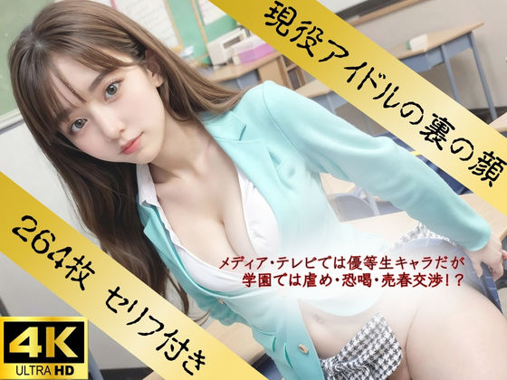 d 439883pl - 現役アイドルの裏の顔（セリフ付き）【school出版】