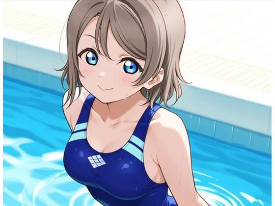 d 606090pl - 競泳水着彼女  グラビア→そのまま→イメージビデオ撮影  約225枚  曜ちゃんと・・・【清純少女】