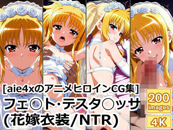 d 613250pl - ［aie4xのアニメヒロインCG集］ フェ◯ト・テスタ◯ッサ（花嫁衣装/NTR）【aie4x】