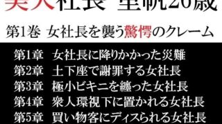 d 615940pl 320x180 - 美人社長 里帆26歳 第1巻 女社長を襲う驚愕のクレーム【海老沢  薫】