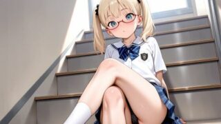 d 619746pl 320x180 - 見せつけガールズ☆ツインテール階段編＋（プラス）【カズン】