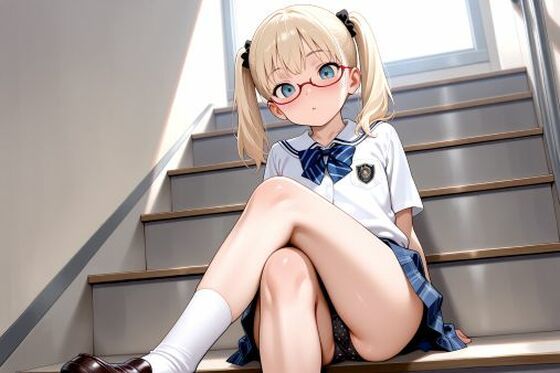 d 619746pl - 見せつけガールズ☆ツインテール階段編＋（プラス）【カズン】
