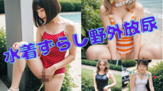 d 621100pl 320x180 - 水着ずらし野外放尿【P-AI planning】