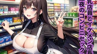 d 624900pl 320x180 - 巨乳店員とイケメン店長が深夜のコンビニセックス【南花音】