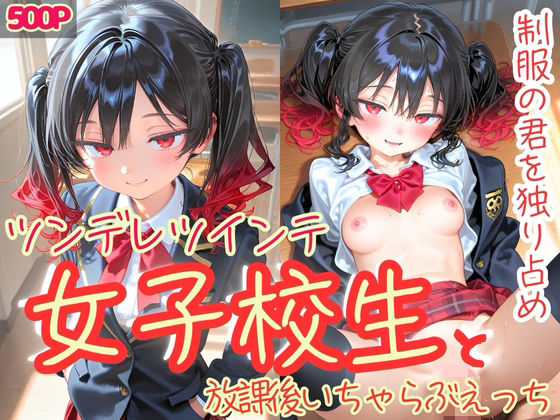 d 626028pl - 制服の君を独り占め ツンデレツインテ女子校生と放課後いちゃらぶえっち【制服とエプロン】